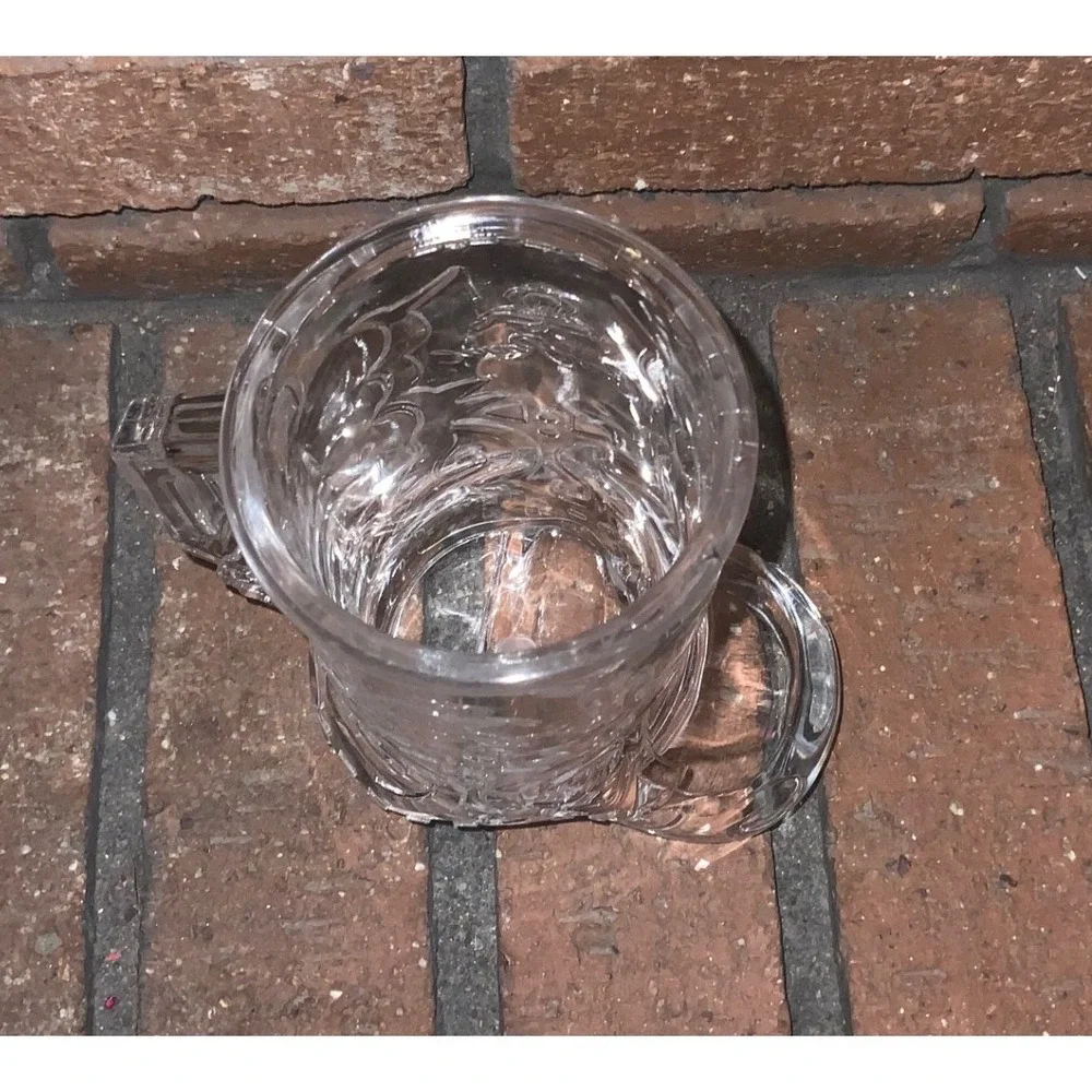 Crown‎ Royal Cowboy Boot Drinking Glass Beer Mug Clear Plastic 5.5